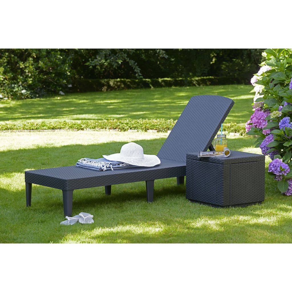 Allibert Chaise longue Jaipur Graphite 235162