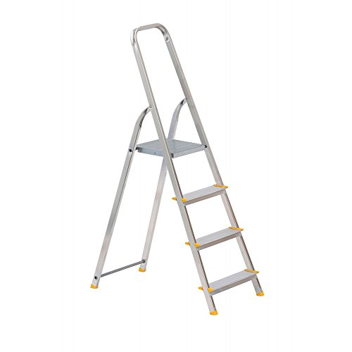 Alve Escabeau 4 Marches Aluminium Marchepied Pliable