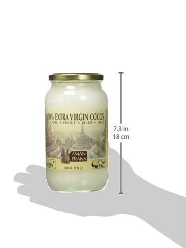 Huile de coco extra vierge Aman Prana 1000 ml