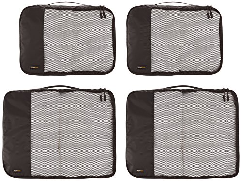 AmazonBasics Lot de 4 sacoches de range...