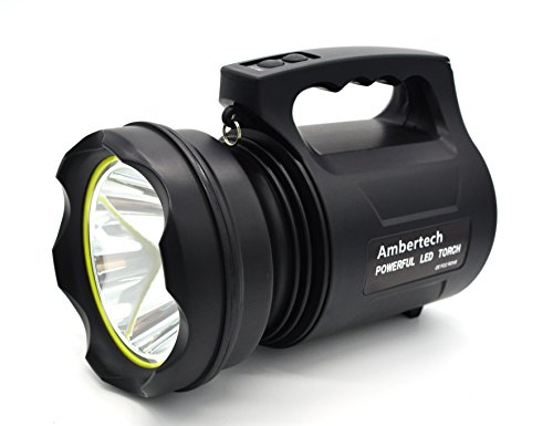 Ambertech 10000 Lumens Lanterne Robuste Torche Led Puissante Lampe De Poche