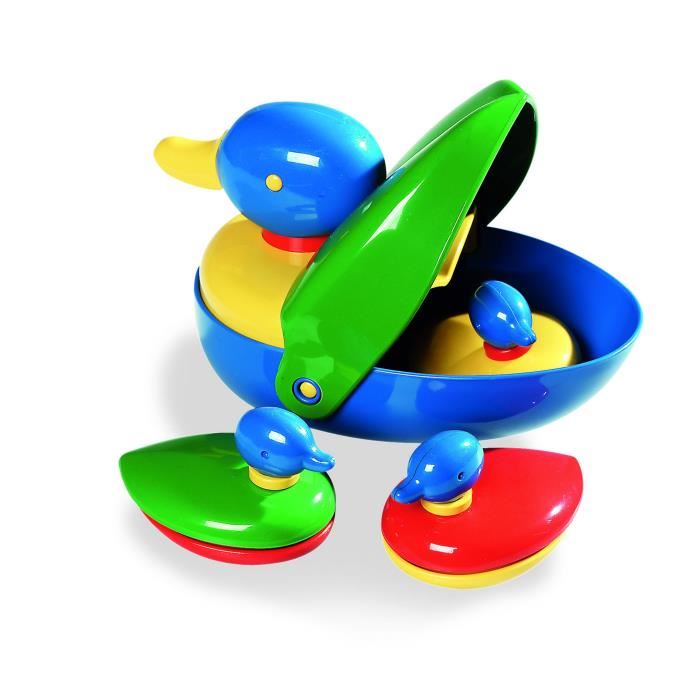 Jouet De Bain - Ambi Toys - Duck Family - Canetons Flottants - Mixte - Jaune - 12 Mois
