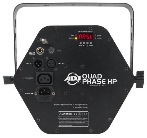 American DJ Quad Phase Hp Effet LED Noir