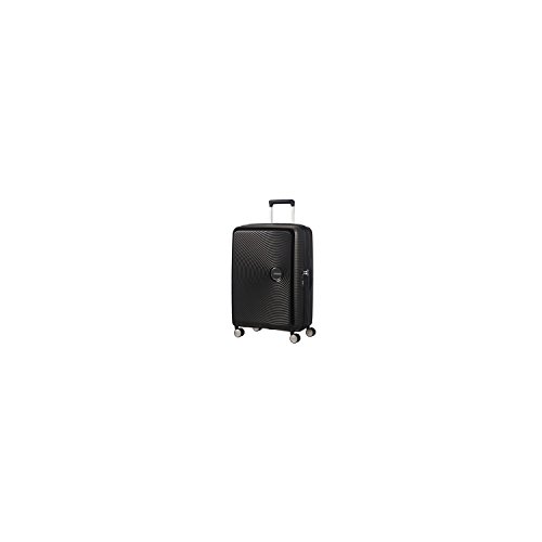 Valise Rigide American Tourister Soundbox 67cm Noir Extensible Tsa