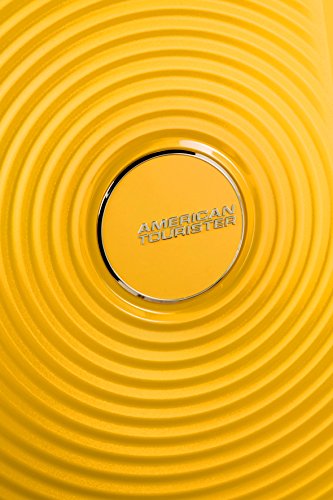 Valise Rigide American Tourister Soundbox 77cm Jaune Cadenas Tsa 4 Roulettes 360a°