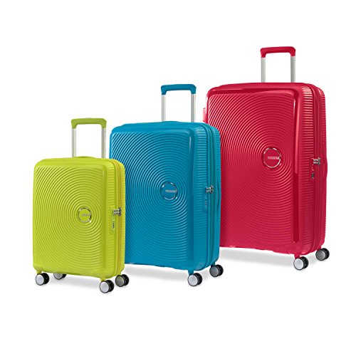 Valise Rigide American Tourister Soundbox 77cm Jaune Cadenas Tsa 4 Roulettes 360a°