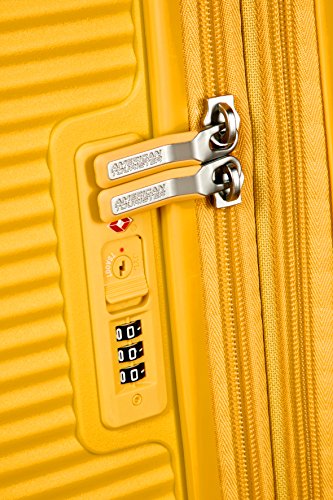 Valise Rigide American Tourister Soundbox 77cm Jaune Cadenas Tsa 4 Roulettes 360a°