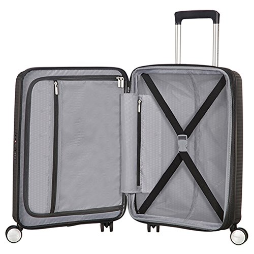 Valise Rigide American Tourister Soundbox Spinner Bass Black 77 Cm Cadenas Tsa 4 Roulettes