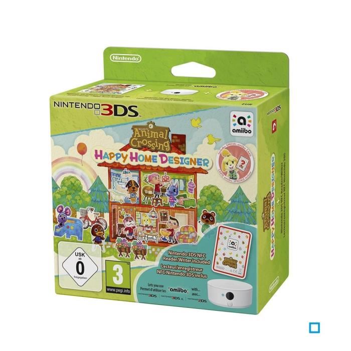 Animal Crossing Happy Home Designer Lecteur Enregistreur Nfc Carte Speciale 3ds 2ds