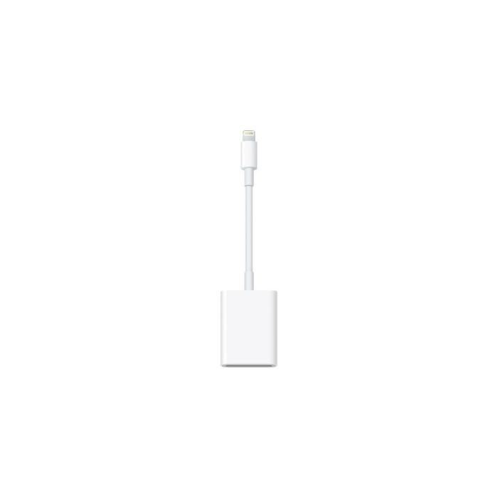Apple Adaptateur Lightning Vers Lecteur Carte Sd