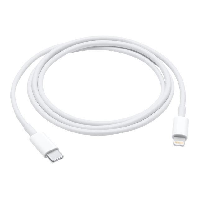 Cable Officiel De Chargement De Donnees Usb D'apple Usb C A La Foudre (1m) Mk0x2zm/a - Blanc - En Vrac