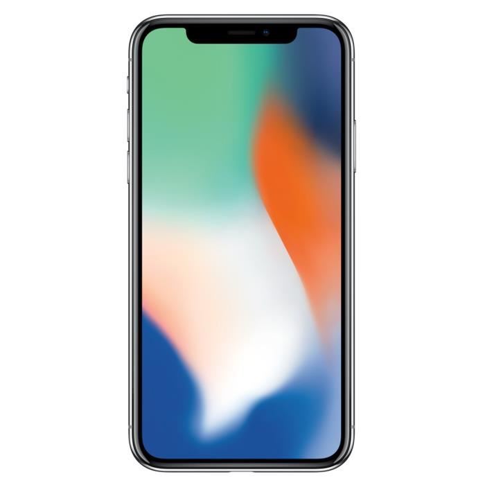Apple - Iphone X - 64 Go - Reconditionne - Tres Bon État - Argent