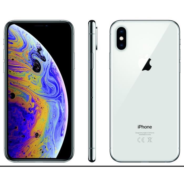 Apple - Iphone Xs - 256 Go - Reconditionne - Tres Bon État - Argent