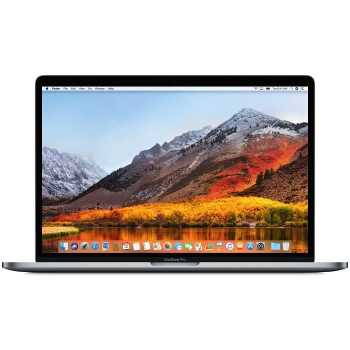 Macbook Pro 154 Retina Avec Touch Bar Intel Core I7 Ram 16go 256go Ssd Gris Sideral