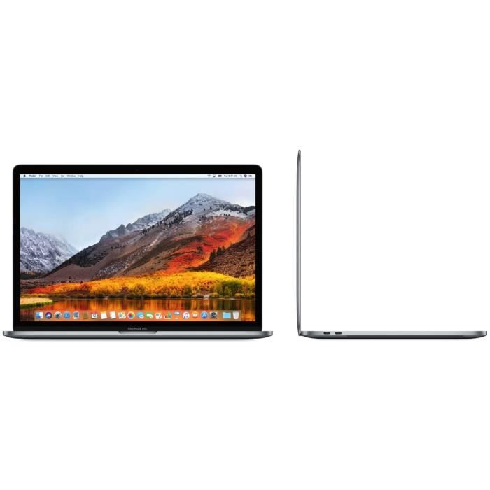 Macbook Pro 15,4 Retina Avec Touch Bar - Intel Core I7 - Ram 16go - 256go Ssd - Gris Sideral