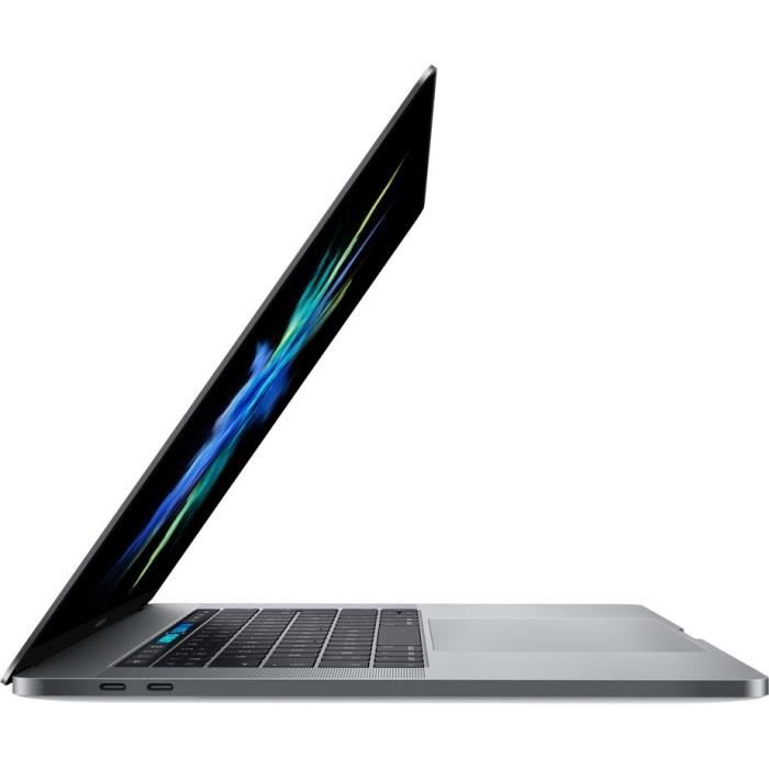 Macbook Pro 15,4 Retina Avec Touch Bar - Intel Core I7 - Ram 16go - 256go Ssd - Gris Sideral