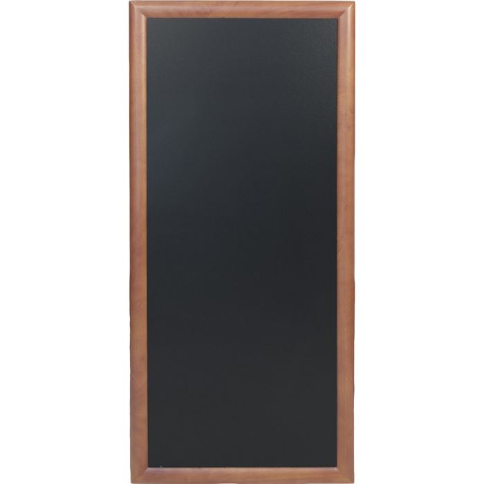 Securit75 Ardoise Bois - Long - Finition Laque - Kit D'accroche Murale Inclus - 56x120cm - Securit