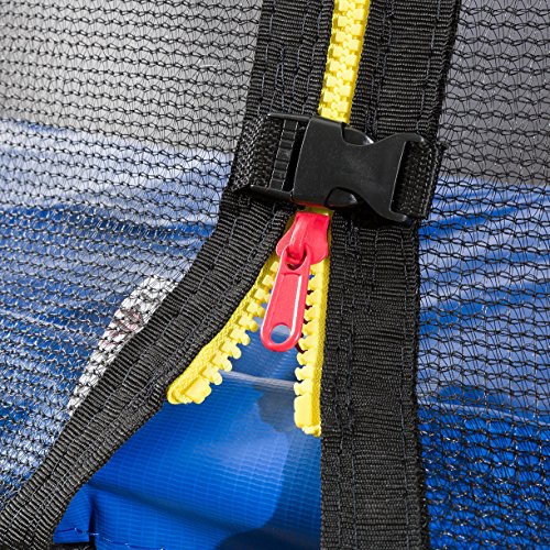 Arebos Coussin De Protection Pour Trampoline 430 Cm + Filet Pour 8 Tiges