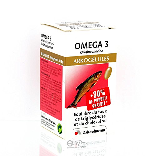 ARKOPHARMA ARKOGELULES OMEGA 3 ORIGINE MARINE 180 CAPSULES