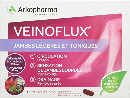 Arkopharma Veinoflux Jambes Legeres Et Toniques 30 Gelules