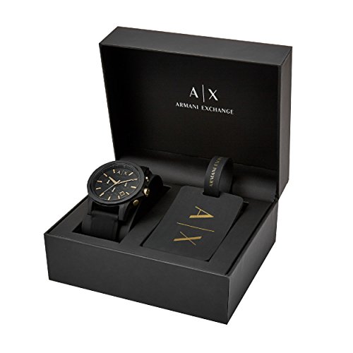 Armani Exchange Chronograph Ax7105 Chronographe Pour Homme Set Avec Pendentif