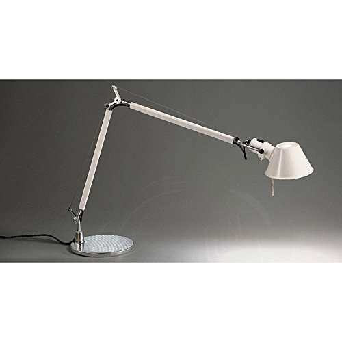 Artemide Tolomeo Micro Tavolo, Blanc - Avec Pied De Lampe