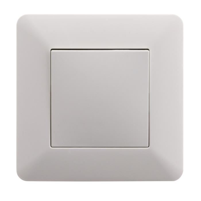 Bouton Poussoir Artezo - Blanc - Zenitech