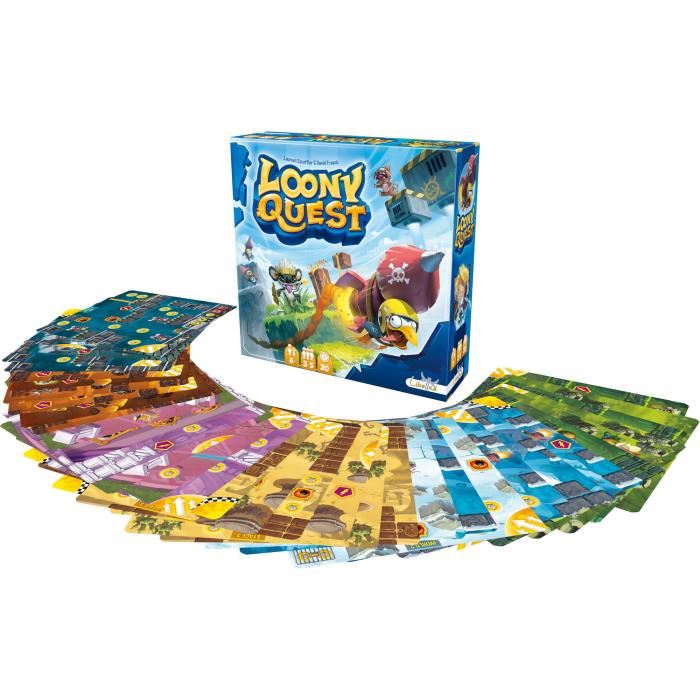 Asmodee - Loony Quest - Jeu De Societe - A Partir De 8 Ans