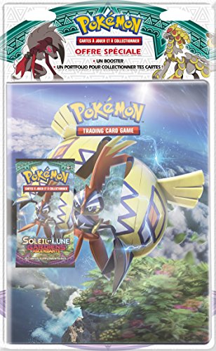 Cahier Range-cartes Pokemon Sl02 - Asmodee - Collectionnez Et Classez Jusqu'a 180 Cartes