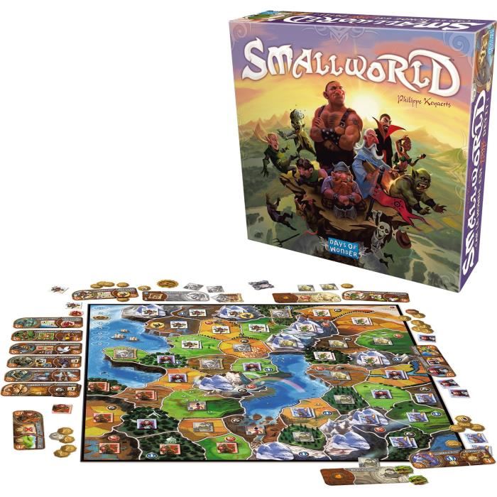 Days Of Wonder - Small World - Jeu De Societe - À Partir De 8 Ans - 2 A 5 Joueurs - 40 A 80 Minutes