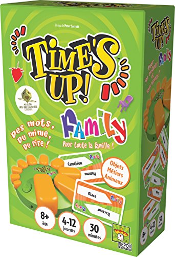 Repos Production | Time's Up! : Family - Version Verte Avec Timer | Jeu De Societe | À Partir De 8 Ans | 4 A 12 Joueurs | 30