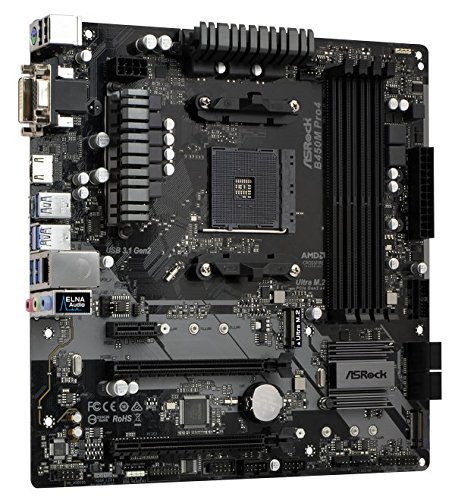 Carte Mere Asrock B450m Pro4 Amd B450 Sockel Am4 0000000