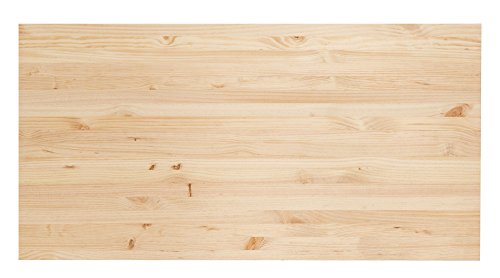 Plateau De Bureau En Pin Massif 120 X 60 X 18 Cm