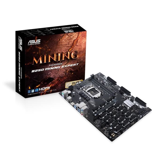 Asus Carte Mere B250 Mining Expert Supporte Jusqua 19 Cpu 90mb0vy0 M0eay0