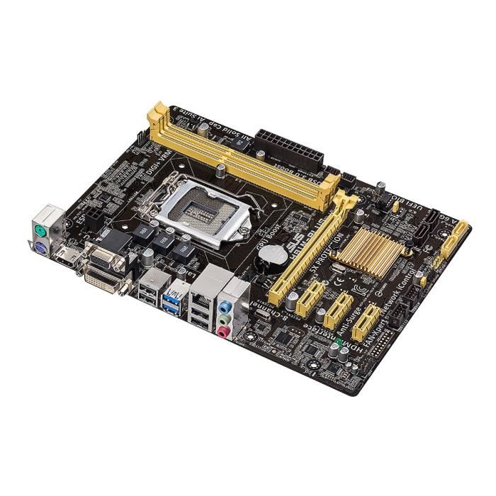 Asus Carte mere H81M-PLUS Socket LGA1150 RAM DDR3 uATX  90MB0GI0-M0EAY0