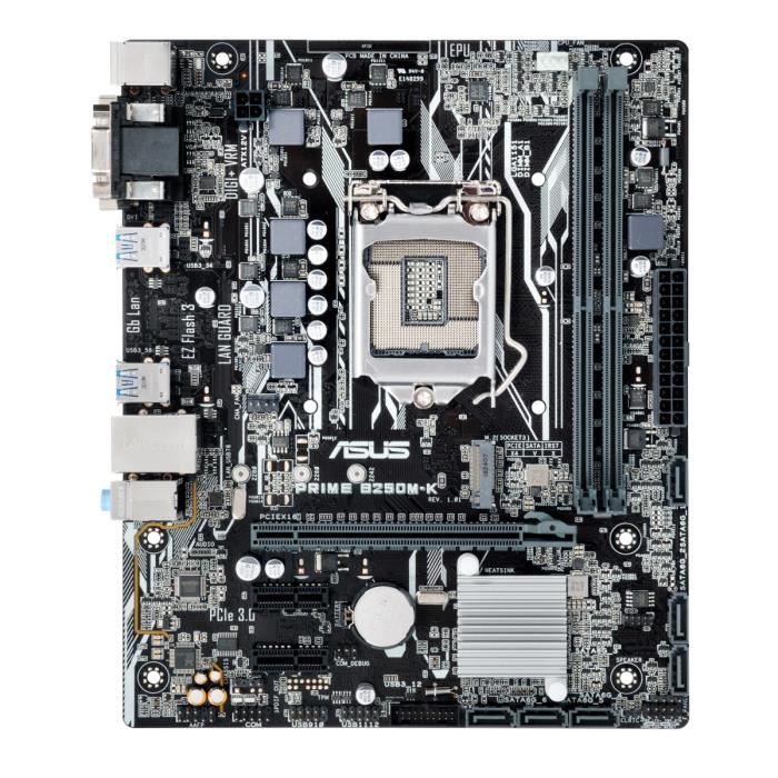 Asus Carte Mere Prime B250m-k - Socket Lga 1151 - 2400 Mhz