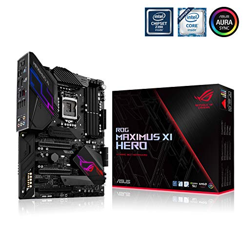 Asus Carte Mere Rog Maximus Xi Hero - Intel Chipset - Socket H4 Lga-1151 - 64 Go Ddr4 Sdram Ram Maximale - Udimm, 4 X Dimm Memory