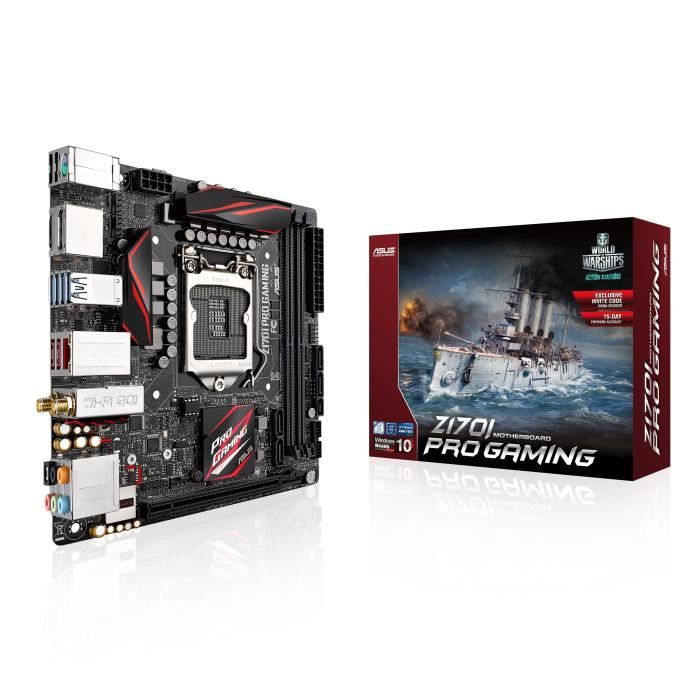 Asus Z170i Pro Gaming    90mb0mq0-m0eay0