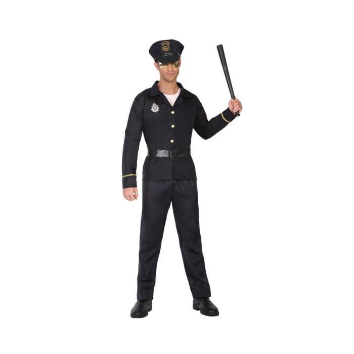 Deguisement Policier Atosa Homme Taille M L Polyester