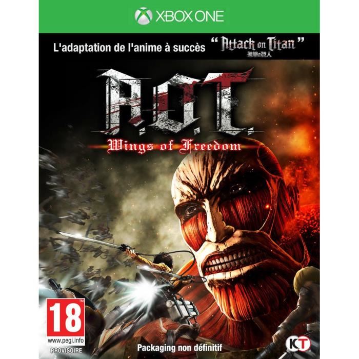 Attack On Titan : Wings Of Freedom Jeu Xbox One