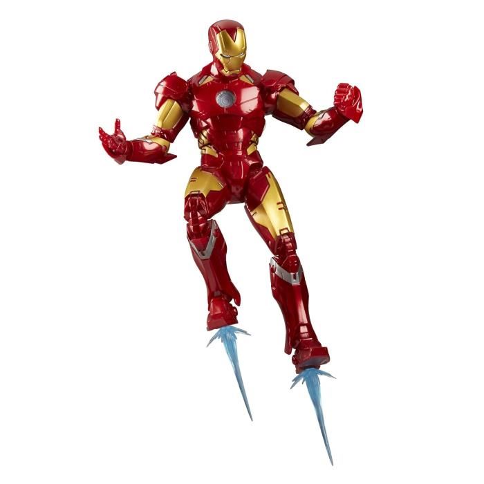 Figurine Premium Marvel Legends 30cm Iron Man Avengers Rouge 30 Points Darticulation