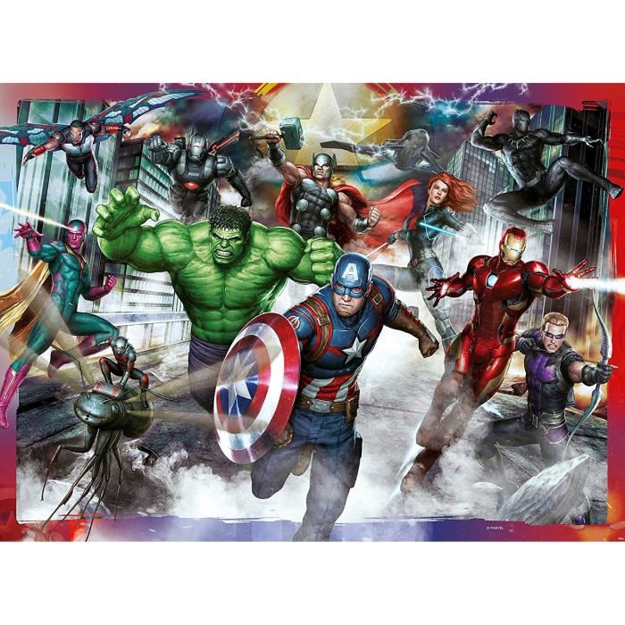 Puzzle 100 Pieces Xxl Ravensburger Les Plus Grands Heros Marvel Avengers