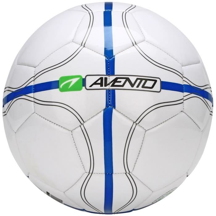 Avento Ballon De Football - Blanc. Bleu Et Gris