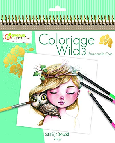Carnet De Coloriage Collector Wild 3 28 Visages A Colorier