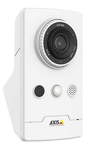 AXIS M1065-LW, Camera de surveillance reseau, couleur (Jour et nuit), 1920 x 1080, 1080p, montage M12, iris fixe, Focale fixe, audio, sans fil, Wi-Fi, LAN 10/100, MPEG-4, MJPEG, H.264, CC 4,75, 5,25 V