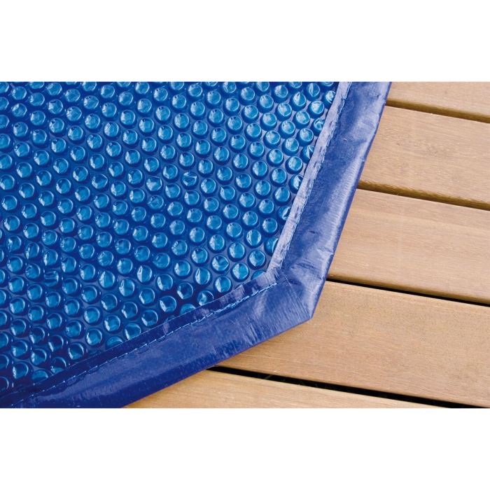 Bache A Bulles Pour Piscine Bois Ubbink Ocea 470x860 Bleu Epaisseur 40mm Octogonal Bordee Dune Lisiere