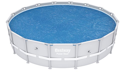 Bache Solaire - Bestway - Abri De Piscine Rond 457 Cm - Bleu - Diametre 470cm