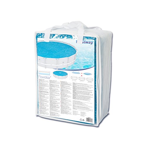Bache Solaire - Bestway - Abri De Piscine Rond 457 Cm - Bleu - Diametre 470cm