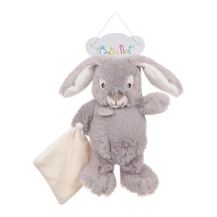 Baby Nat Babynat - Doudou Pantin Avec Doudou Lapin Reglisse 15cms Bn0304