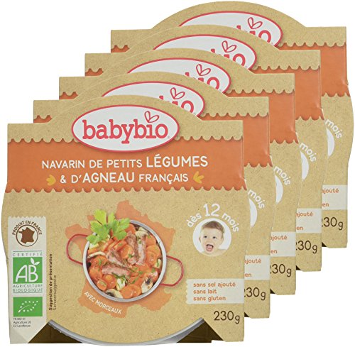 Assiette Menu Petits Legumes Et Agneau Bio - Babybio